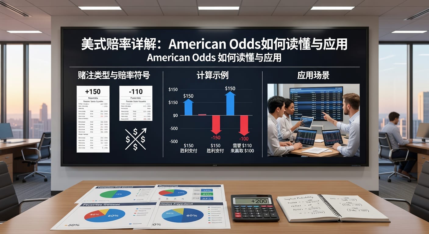 美式赔率 American Odds 详解：新手入门与实战策略 | 2026年投注指南