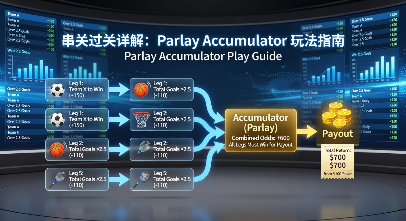 过关 Parlay Accumulator：体育博彩高风险高回报策略解析