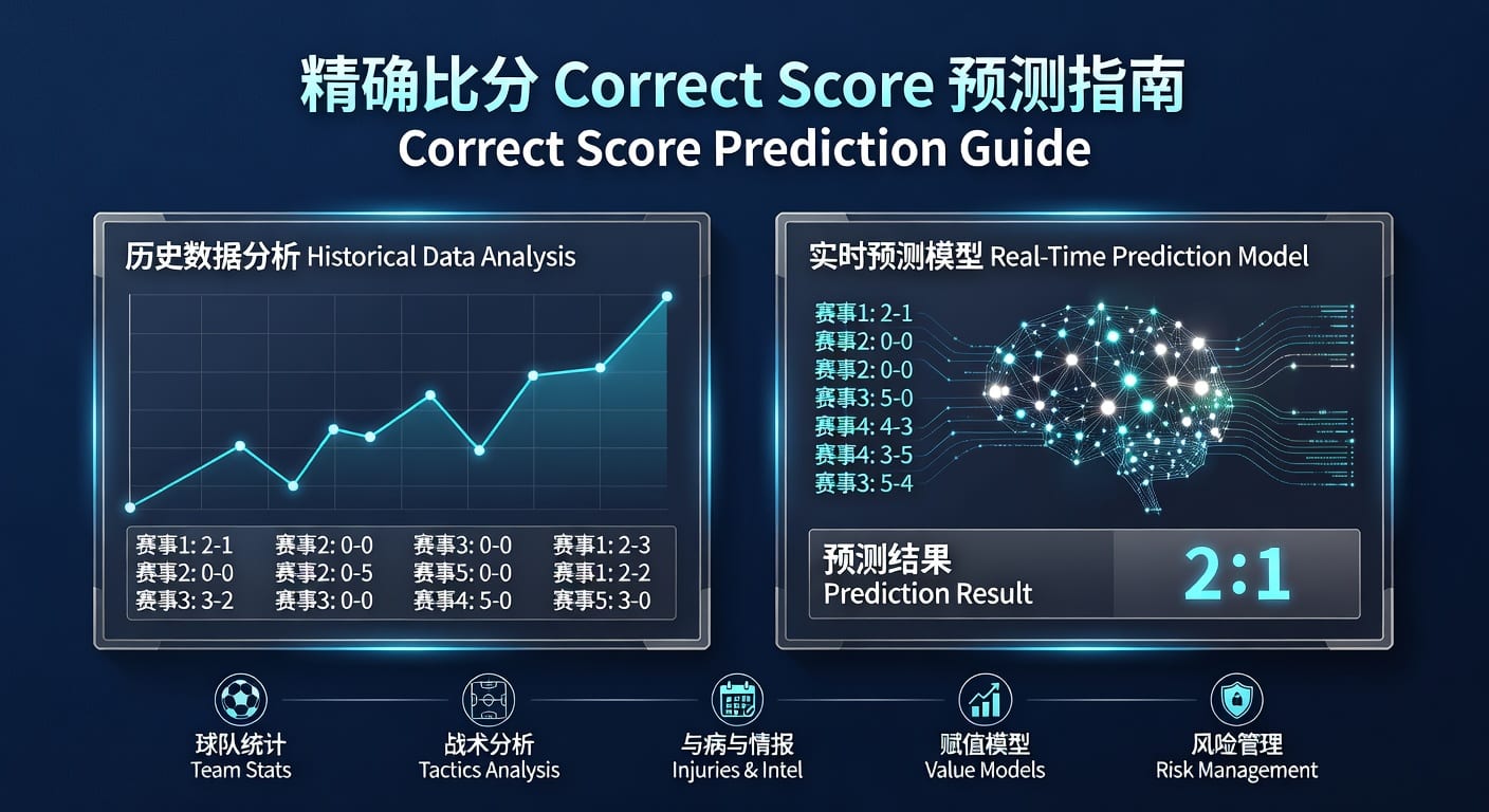 精确比分 correct score：波胆判断与实战思路